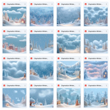 Claymation Kids Series: Winter Wonderland Asset Pack