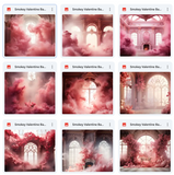 Ultimate Smokey Valentine Background Bundle
