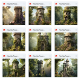 Ultimate Fairytale Tower Background Bundle