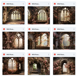 Ultimate Wild Rose Background Bundle