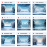 Ultimate Frozen Pond Background Bundle