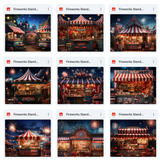 Ultimate Fireworks Stand Background Bundle