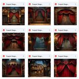 Ultimate Puppet Stage Background Bundle