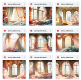 Ultimate Spring Silks Background Bundle