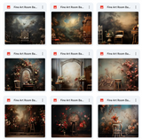 Ultimate Fine Art Room Background Bundle