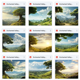 Ultimate Enchanted Valley Background Bundle