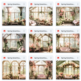 Ultimate Spring Greenhouse Background Bundle