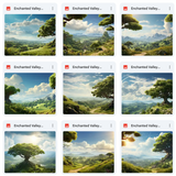 Ultimate Enchanted Valley Background Bundle