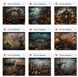 Ultimate Fine Art Halloween Background Bundle