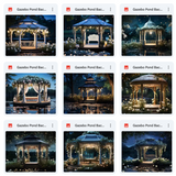 Ultimate Pond Gazebo Background Bundle