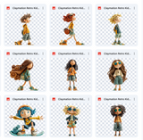 Claymation Kids Series: Retro Street Asset Pack