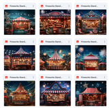 Ultimate Fireworks Stand Background Bundle
