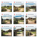 Ultimate Ranch Gate Background Bundle