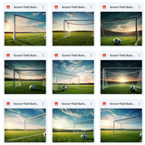 Ultimate Soccer Field Background Bundle