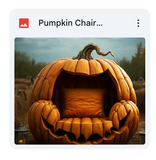 Pumpkin Chair Background Bundle