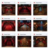 Ultimate Puppet Stage Background Bundle