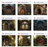 Ultimate Castle Door Background Bundle