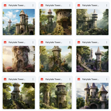 Ultimate Fairytale Tower Background Bundle