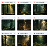 Ultimate Wild Forest Background Bundle