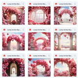 Ultimate Lovey Arches Background Bundle