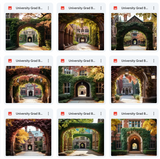 Ultimate University Grad Background Bundle