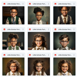 Fine Art Little Scholars Asset Pack