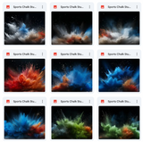 Ultimate Sports Chalk Studio Background Bundle