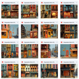 Claymation Kids Series: Retro Street Asset Pack