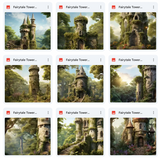 Ultimate Fairytale Tower Background Bundle