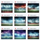 Ultimate Stadium Lights Background Bundle