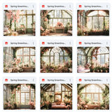 Ultimate Spring Greenhouse Background Bundle