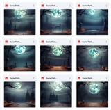 Ultimate Eerie Path Background Bundle