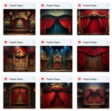 Ultimate Puppet Stage Background Bundle