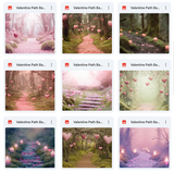 Ultimate Valentine Path Background Bundle