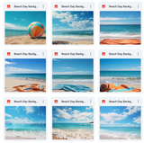 Ultimate Beach Day Background Bundle