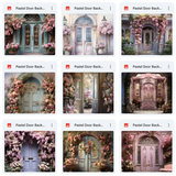 Ultimate Pastel Door Background Bundle