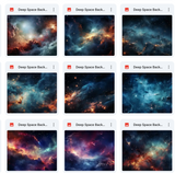 Ultimate Deep Space Background Bundle