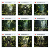 Ultimate Jungle Explorer Background Bundle
