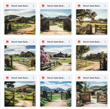 Ultimate Ranch Gate Background Bundle