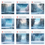 Ultimate Frozen Pond Background Bundle