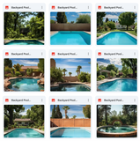 Ultimate Backyard Pool Background Bundle