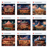 Ultimate Fireworks Stand Background Bundle