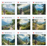 Ultimate Walk with Him Background Bundle