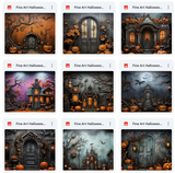 Ultimate Fine Art Halloween Background Bundle
