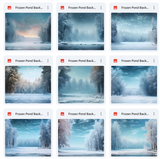 Ultimate Frozen Pond Background Bundle