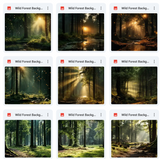 Ultimate Wild Forest Background Bundle
