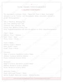 Wedding Business Forms Packet Templates