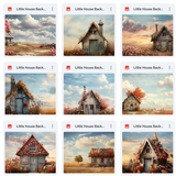 Ultimate Little House Background Bundle