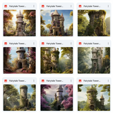 Ultimate Fairytale Tower Background Bundle