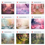 Ultimate Valentine Path Background Bundle